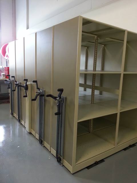 Mobile Shelving to Store Inventory and Merchandise