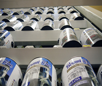 Paint Can Storage for Retail Store