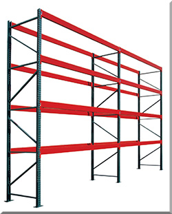 pallet rack for printing facility