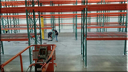 pallet rack for university