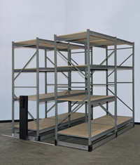 Pipp Mobile Storage Systems, Mobile Carriage Systems, Lateral Manual Carriage, Standard Manual Carriage, Heavy Duty Manual Carriage