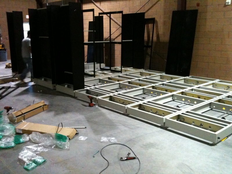 Rolling Shelving Installation