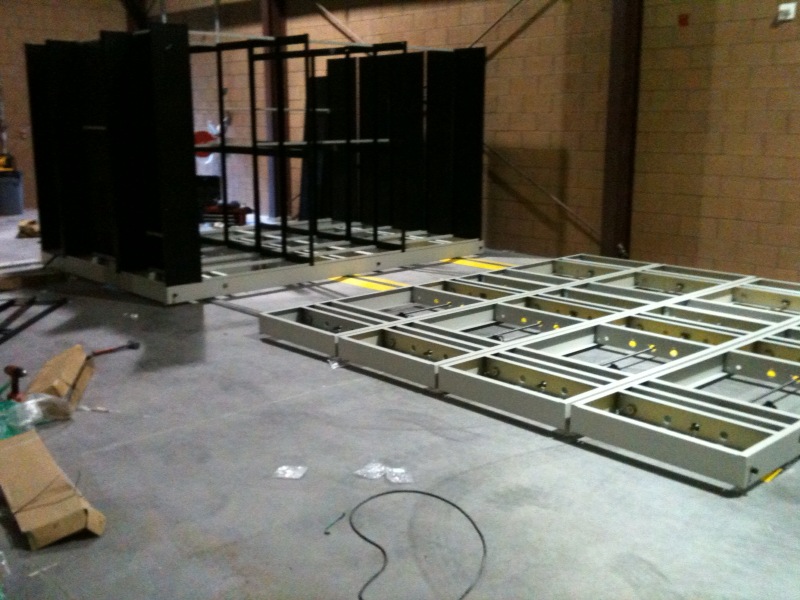 Rolling Shelving Installation