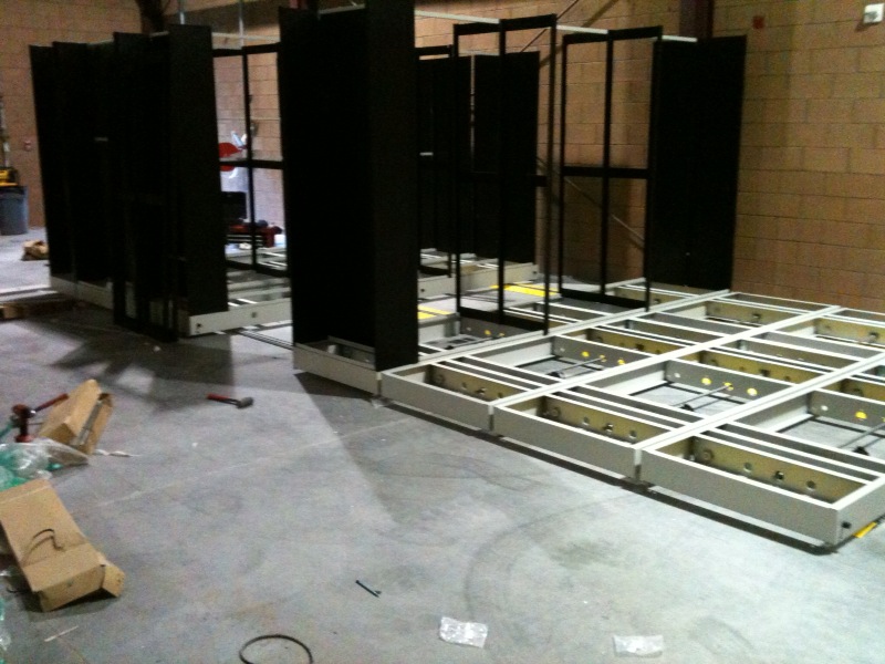 Rolling Shelving Installation