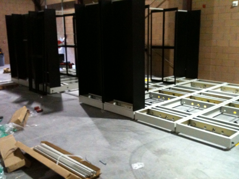 Rolling Shelving Installation