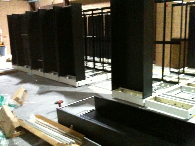 Rolling Shelving Installation