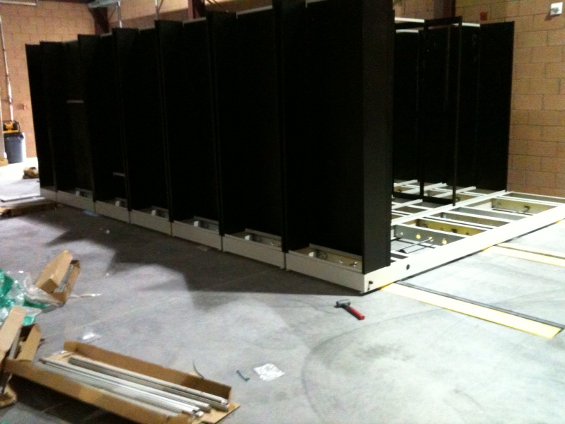 Rolling Shelving Installation