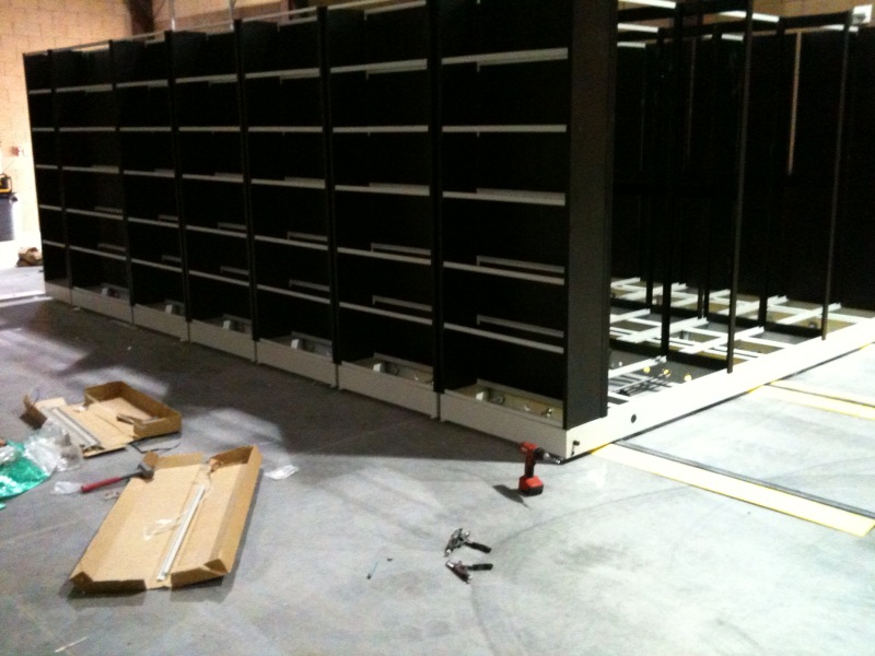 Rolling Shelving Installation