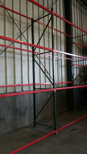 Tire Storage Shelving for Gas Station and Truck Service Center