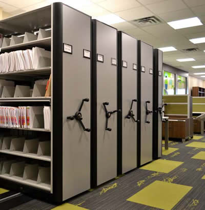 Utah High Density Mobile Shelving