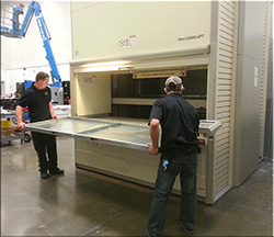 vertical lift tool storage